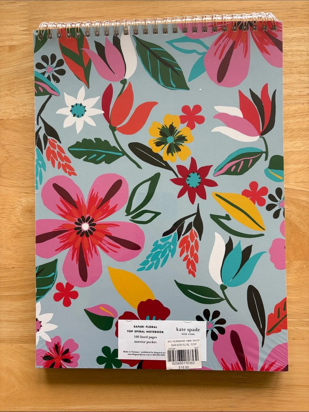 ♠️ Kate Spade Safari Floral Top Spiral Notebook. New!